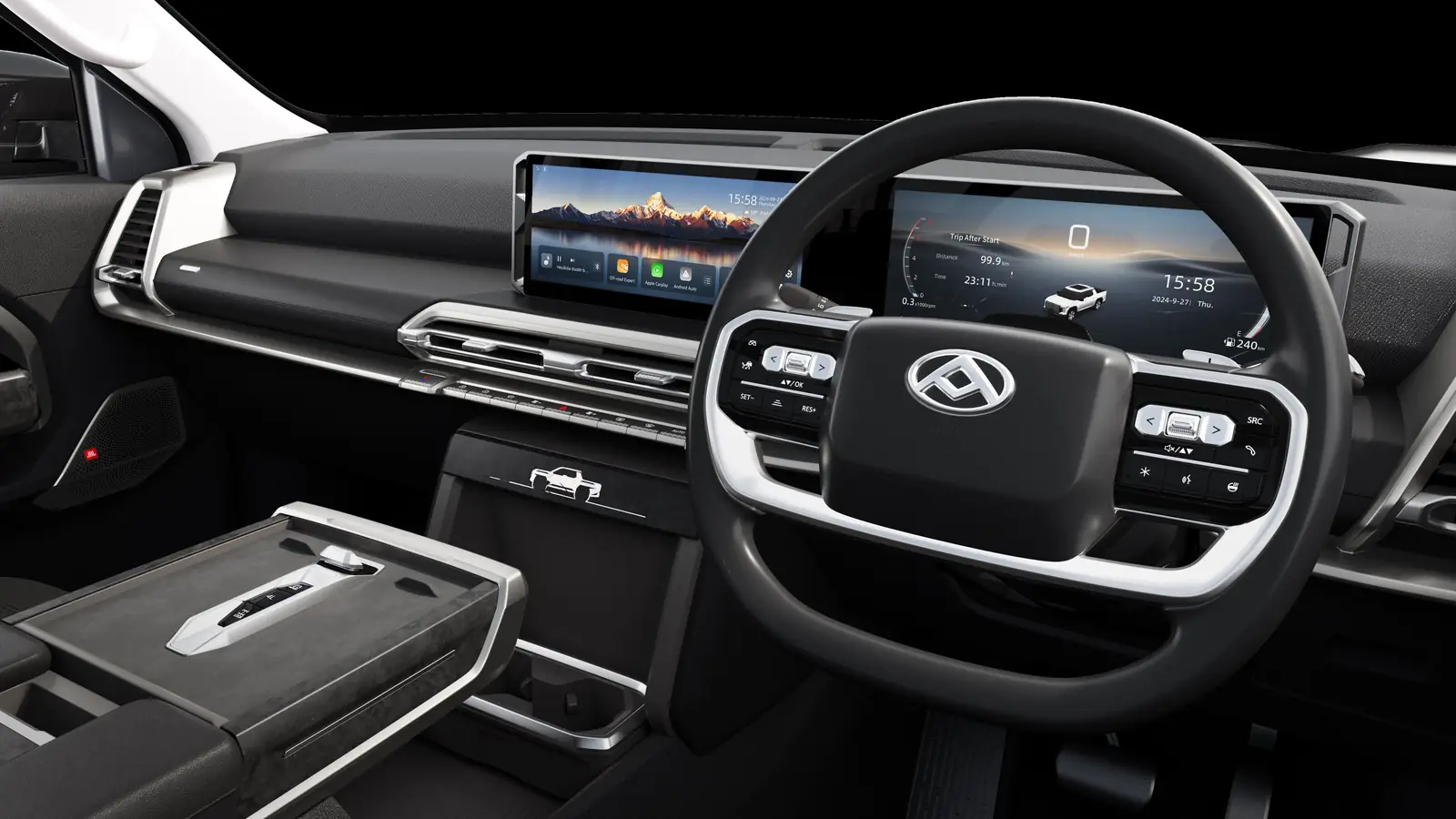 TERRON 9 cabin with twin 12.3-inch screens